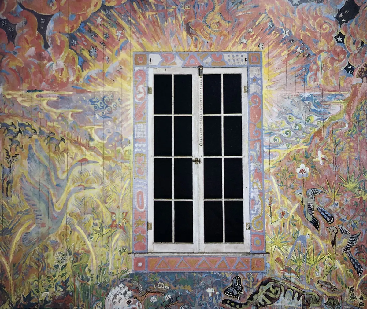 East Wall in Walter Anderson's Shearwater Cottage, 2019