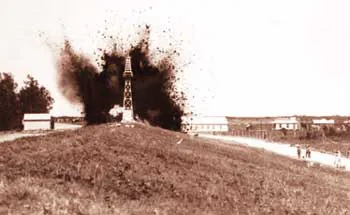 The Caernarvon levee dynamited, April 29 1927 — the wall of water released across St. Bernard and Plaquemines to spare New Orleans