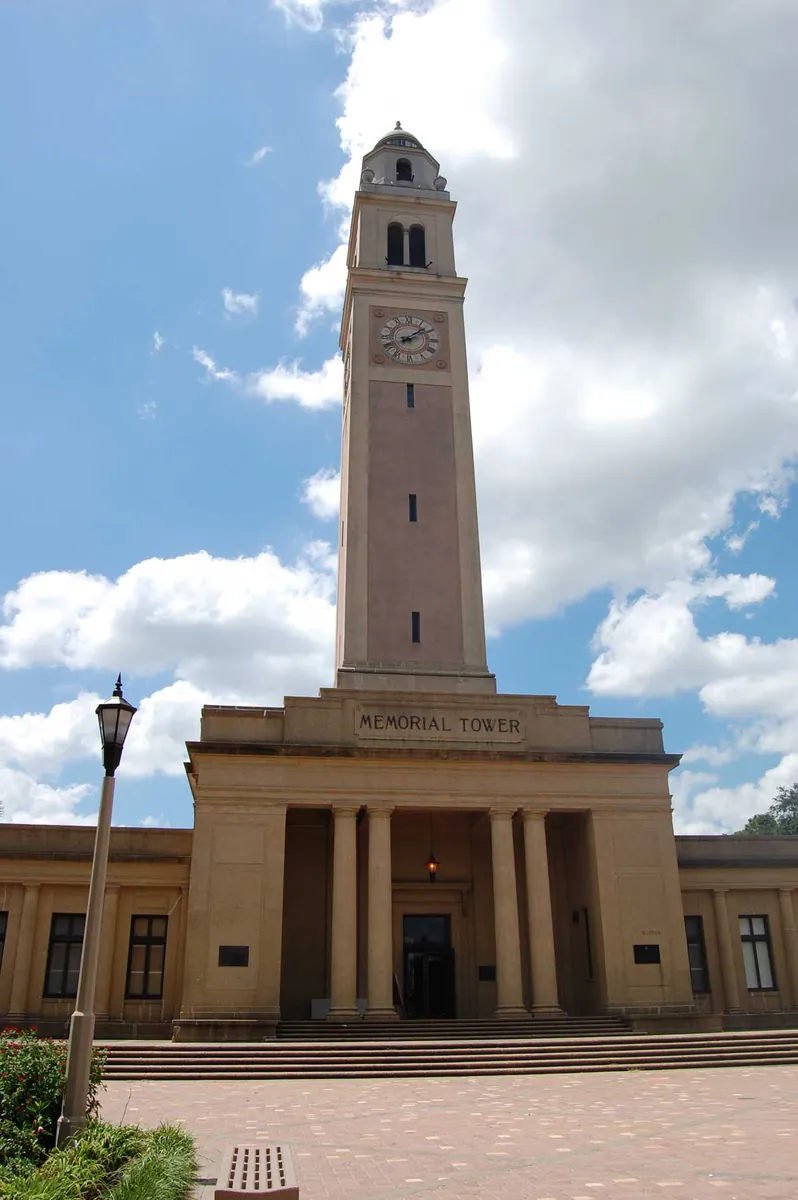 Memorial Tower — LSU — historical photo