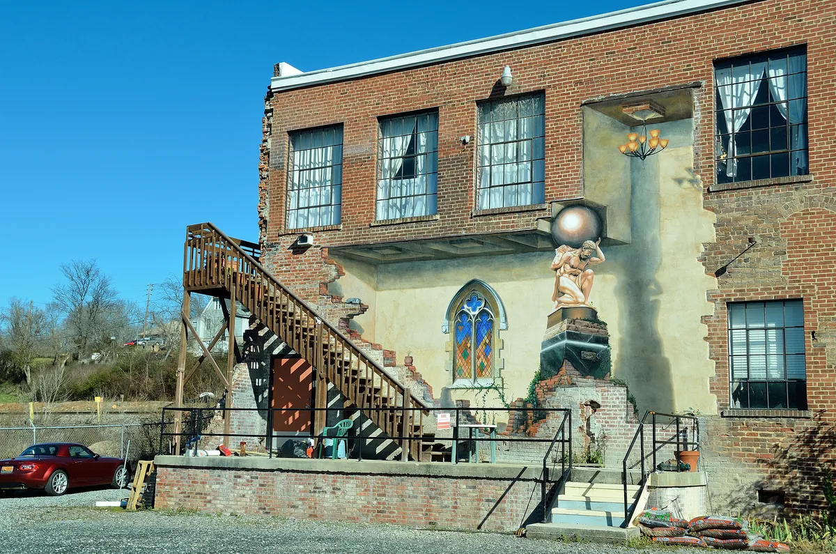 Asheville Cotton Mill (extant ruin)