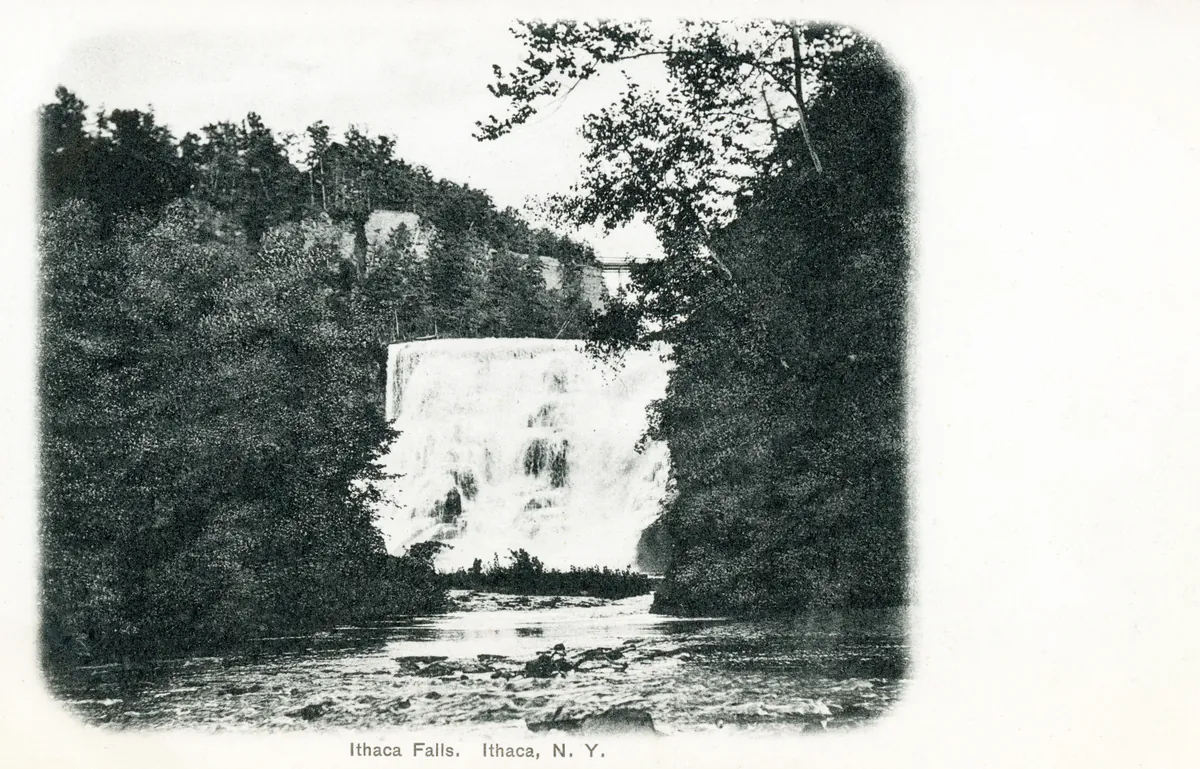 Ithaca Falls — historical photo