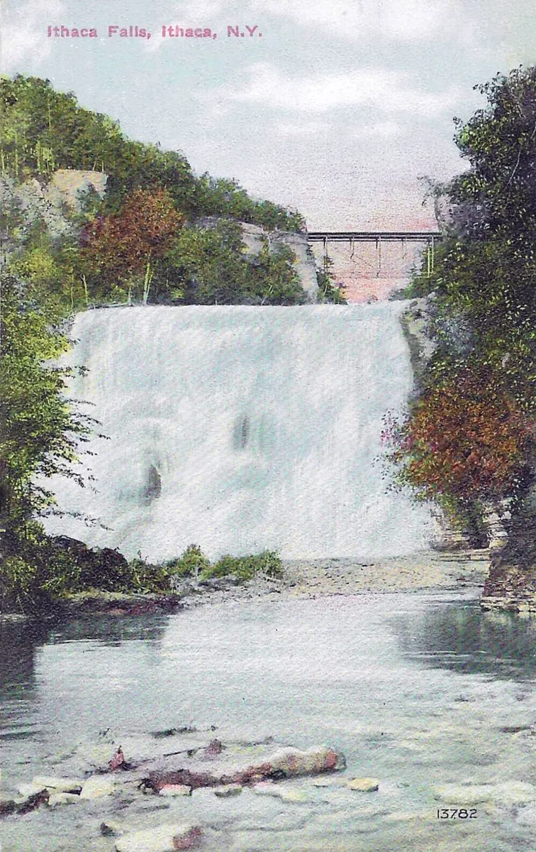 Ithaca Falls — historical photo