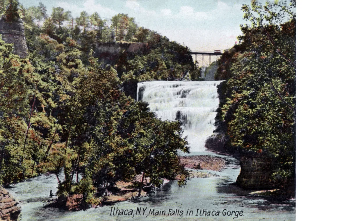 Ithaca Falls — historical photo