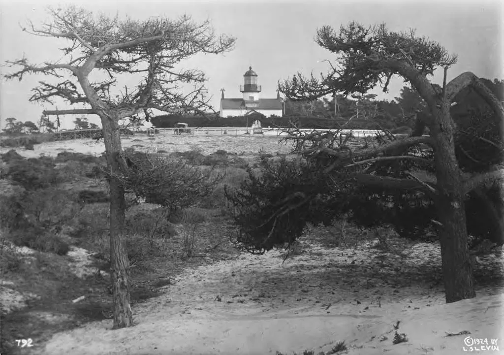 Point Pinos Lighthouse — historical photo