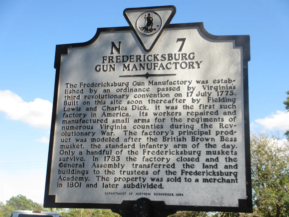 Fredericksburg Gun Manufactory Site