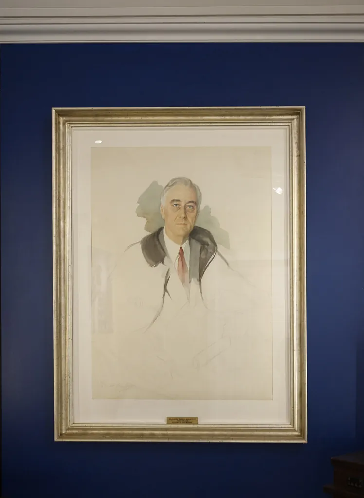 Georgia Museum at the Little White House (Unfinished Portrait Display)