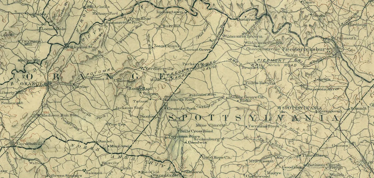 Virginia Central Railway Trail — historical photo