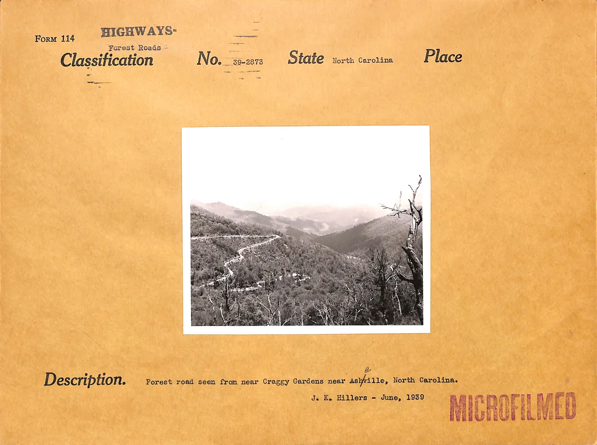 Craggy Gardens — historical photo