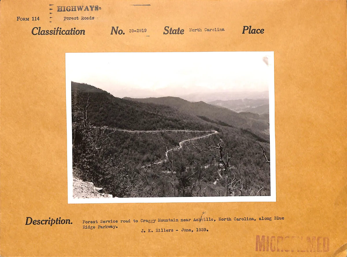 Craggy Gardens — historical photo