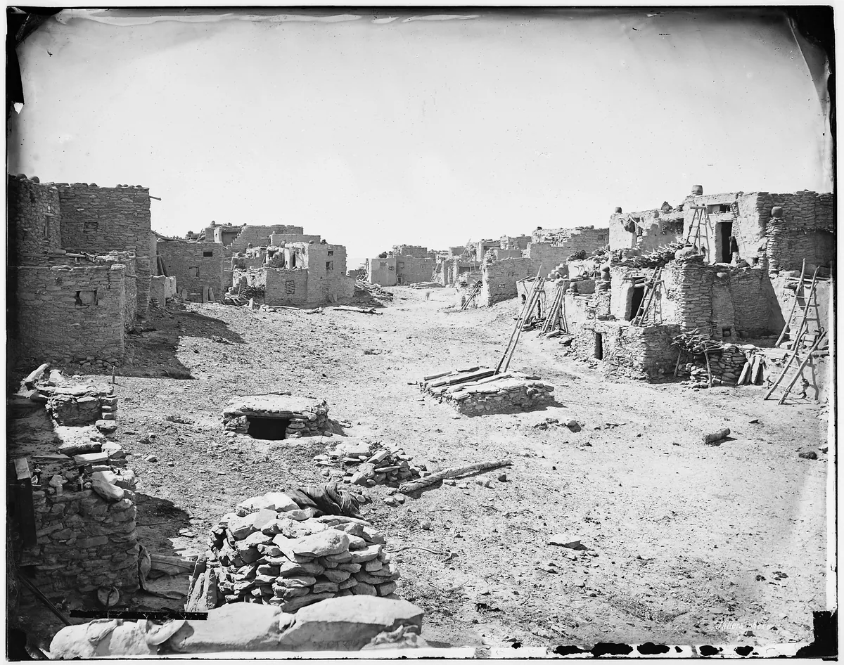 Hopi Old Oraibi — historical photo