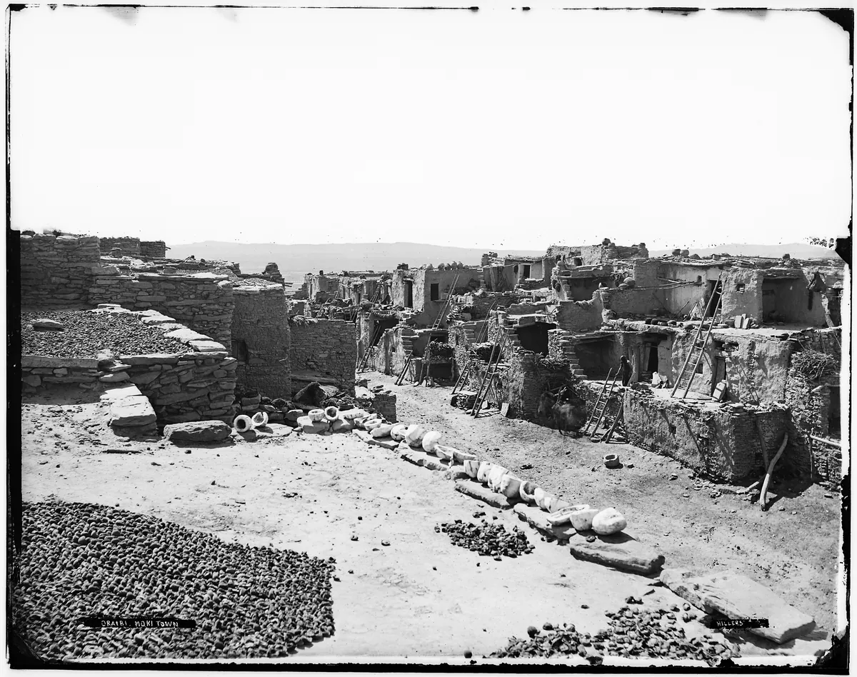 Hopi Old Oraibi — historical photo
