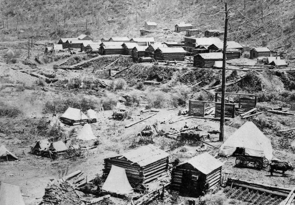 Broken Boot Gold Mine — historical photo