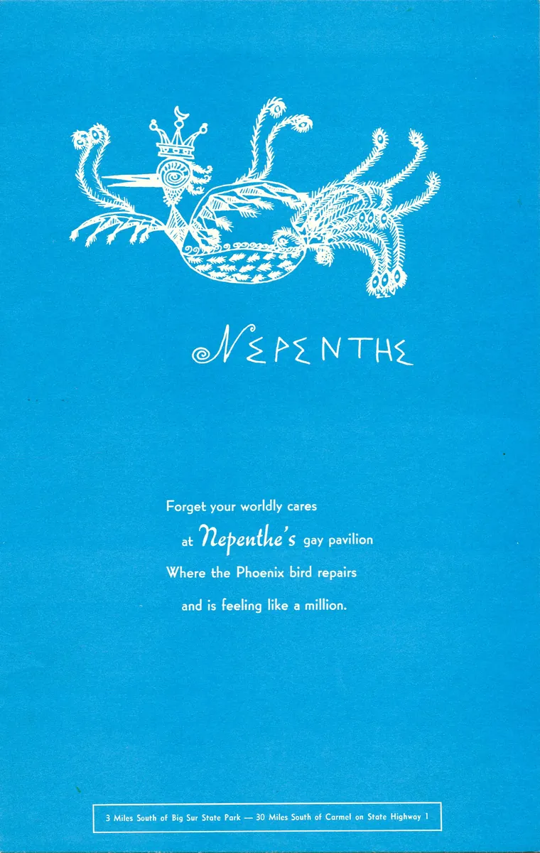 Nepenthe Restaurant — historical photo
