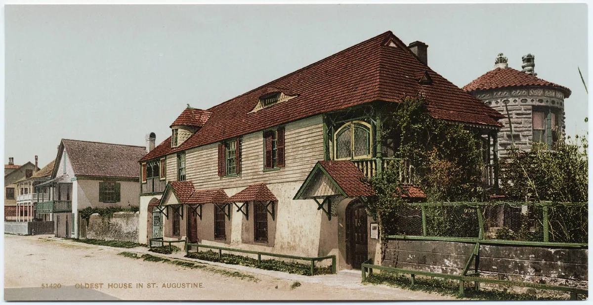 González-Alvarez House (The Oldest House) — historical photo
