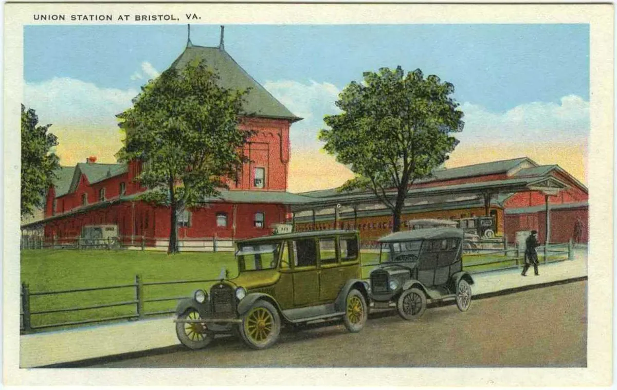 Bristol Train Station — historical photo