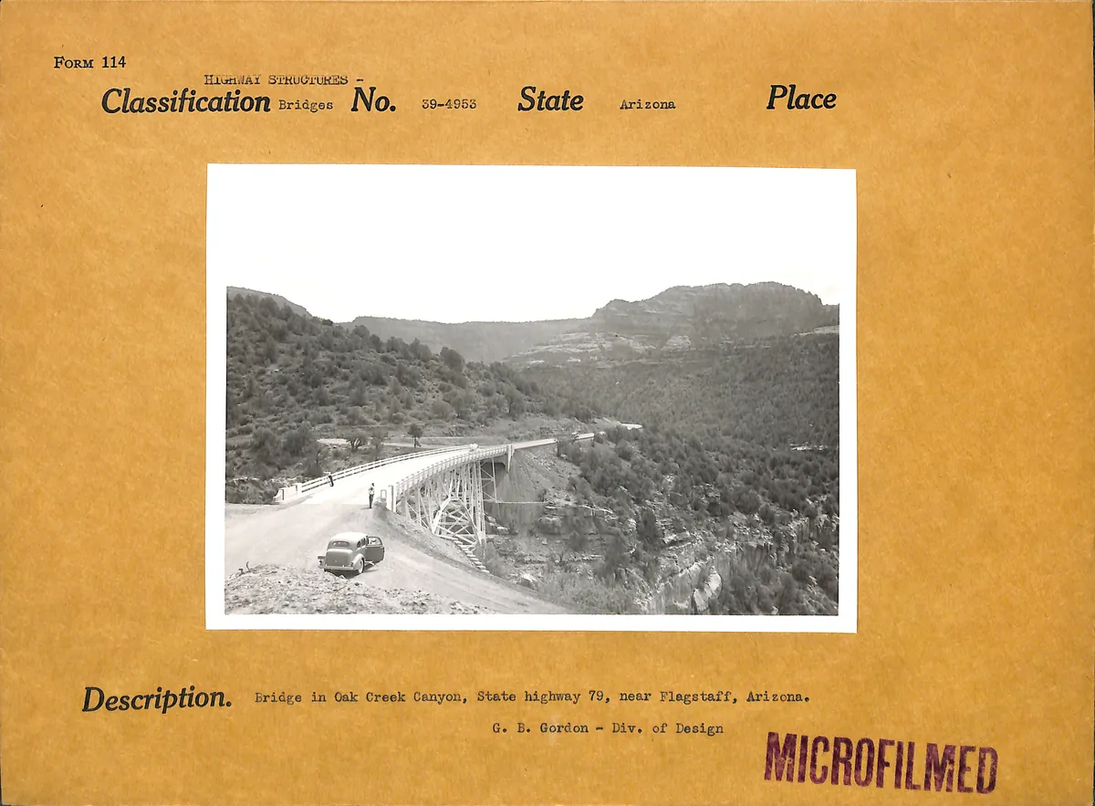 Oak Creek Canyon — historical photo