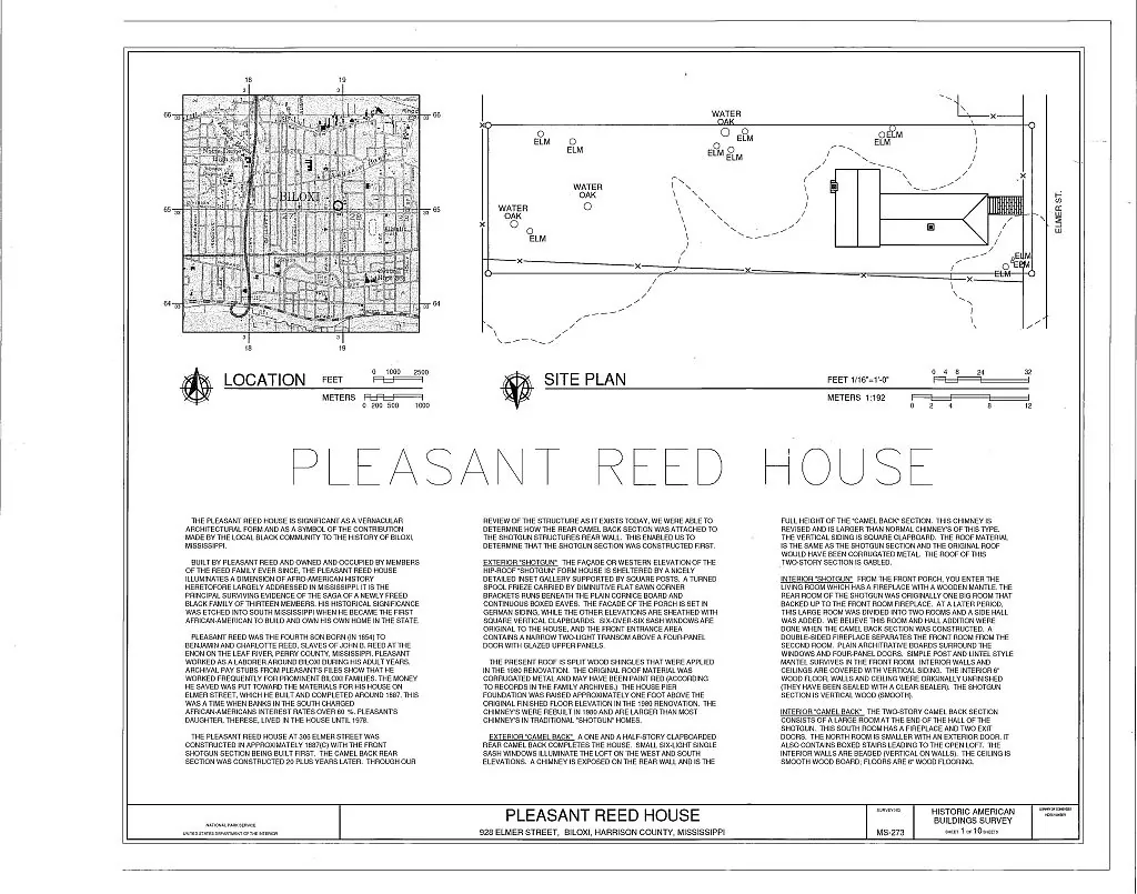 Pleasant Reed House Site — Freedman's Story — historical photo