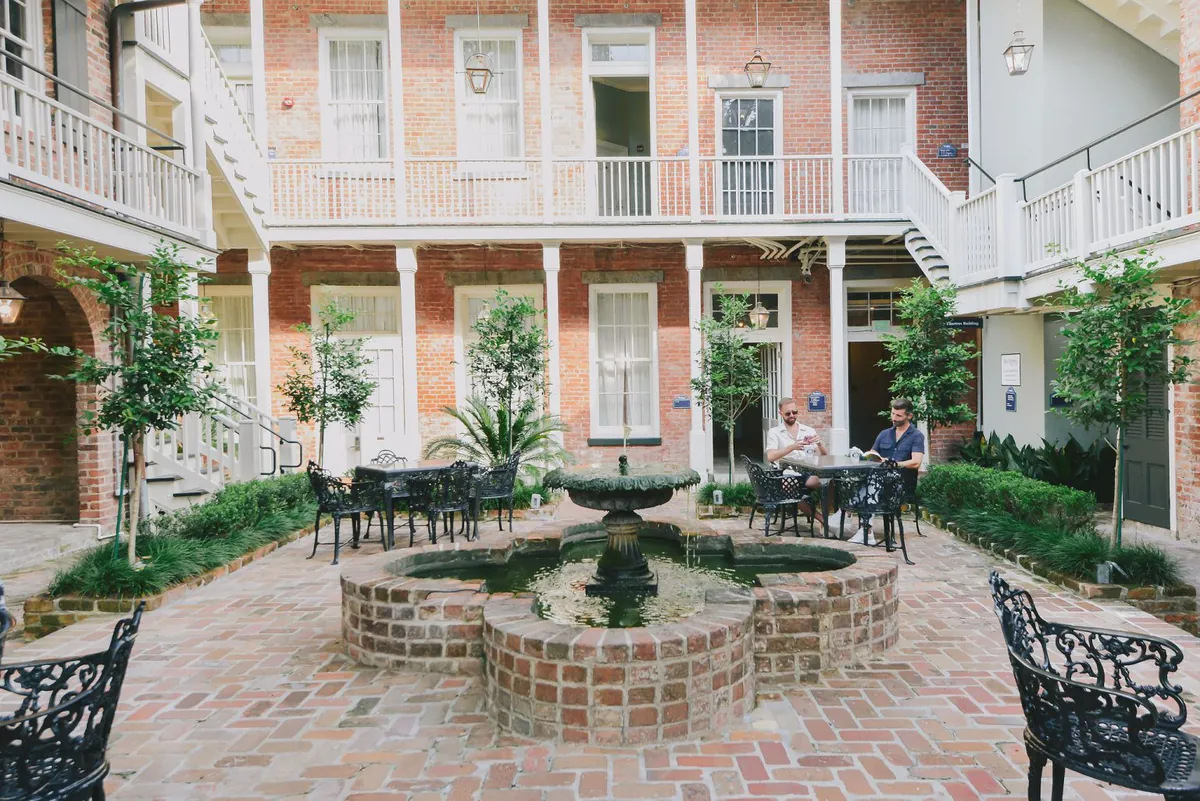 Place d'Armes Hotel Courtyard — The Quarter's Hidden Garden