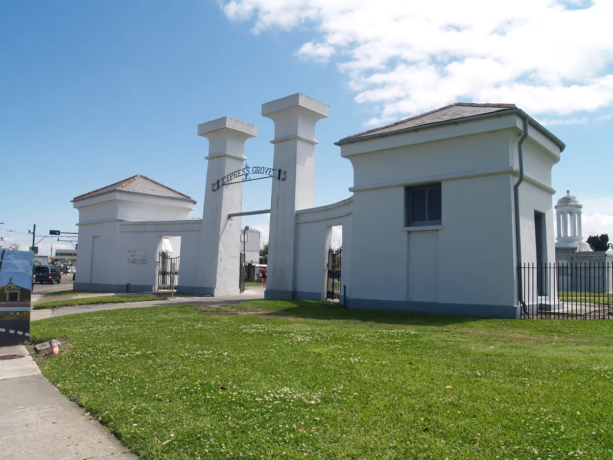 Cypress Grove Cemetery — historical photo