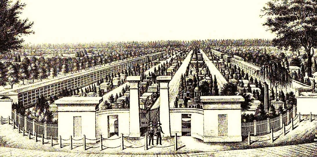 Cypress Grove Cemetery — historical photo