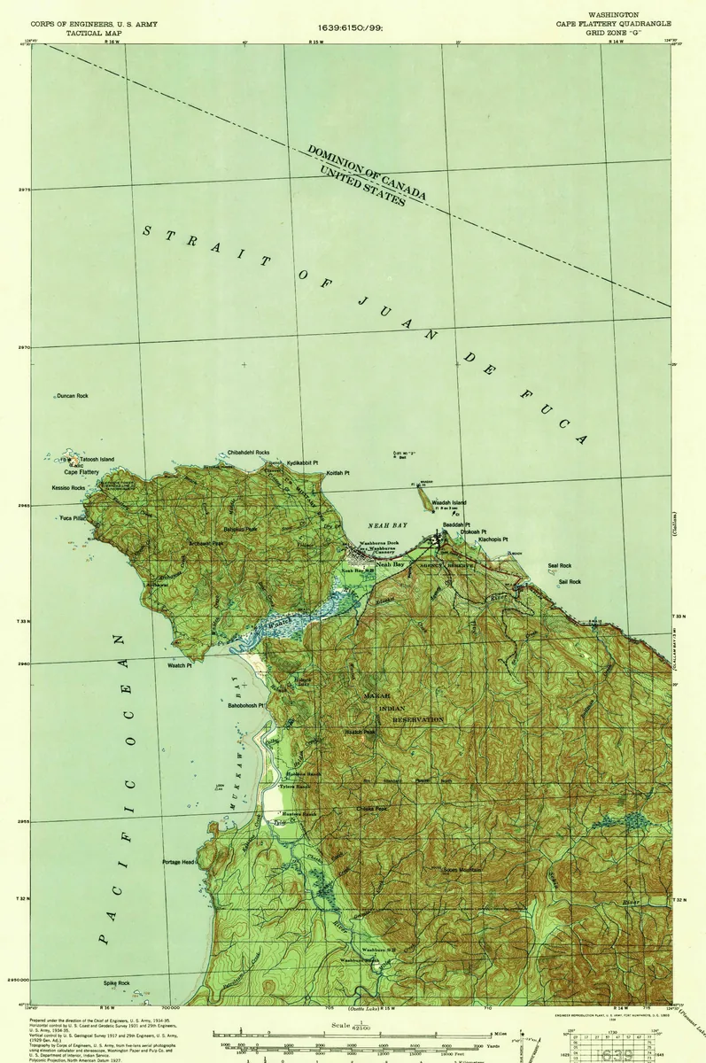 Neah Bay (Makah Tribe Village) — historical photo