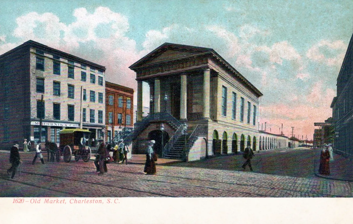 Charleston City Market — historical photo