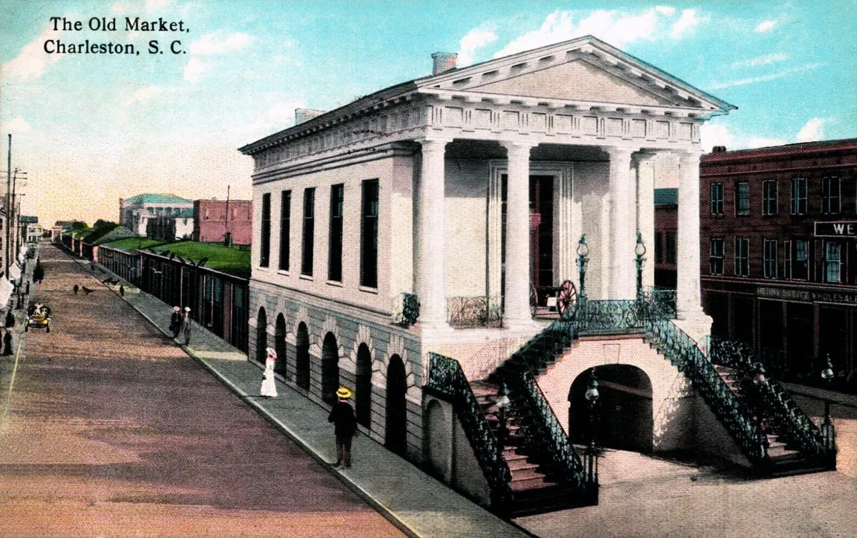 Charleston City Market — historical photo