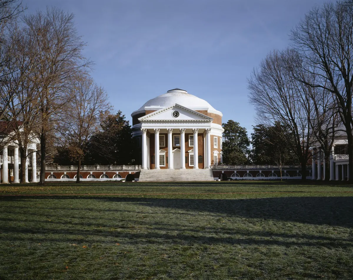The Rotunda at the University of Virginia — historical photo
