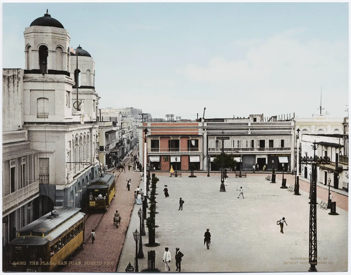 Plaza de Armas, San Juan — historical photo