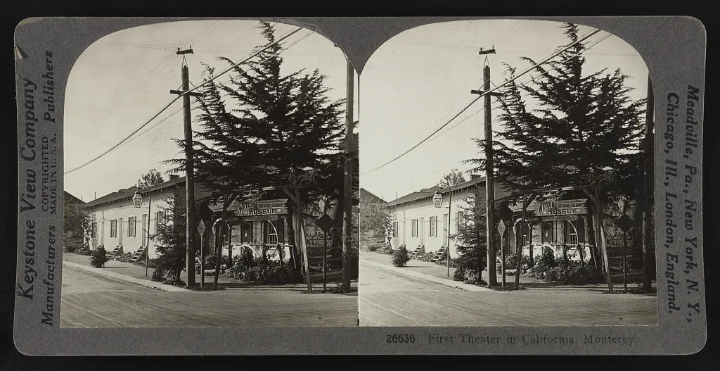 California's First Theater — historical photo