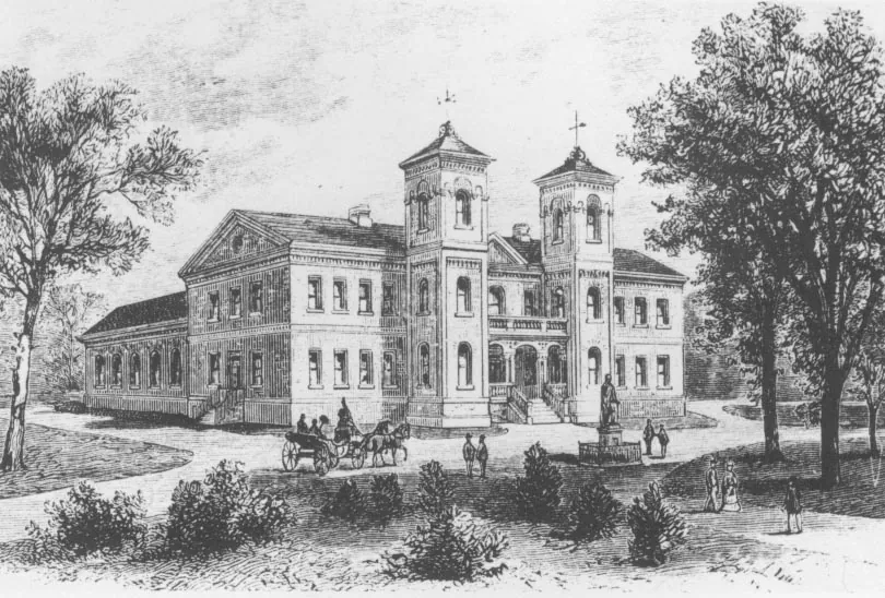 Wren Building, College of William and Mary — historical photo