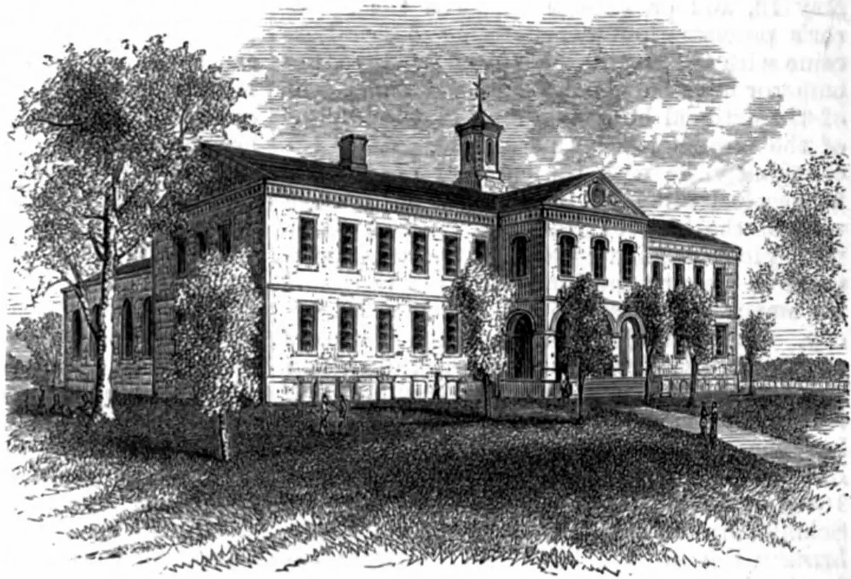 Wren Building, College of William and Mary — historical photo