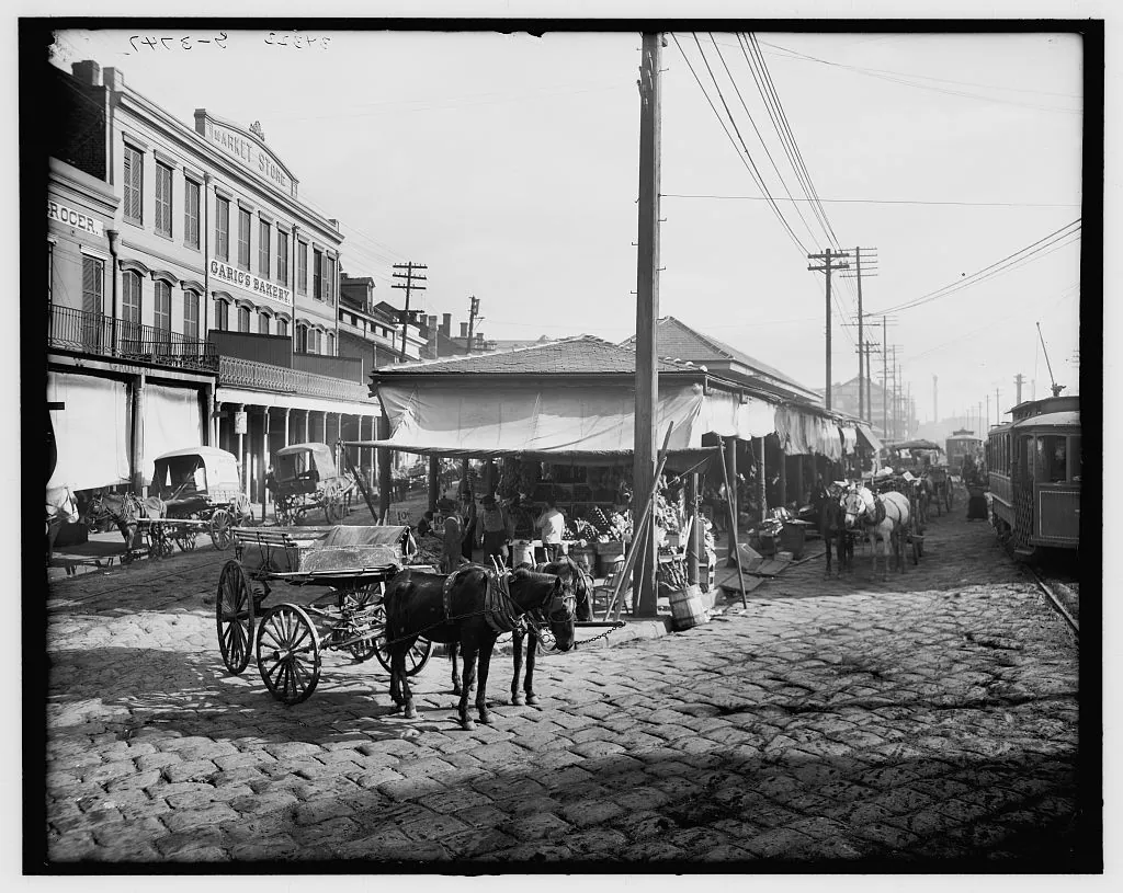 French Market — historical photo