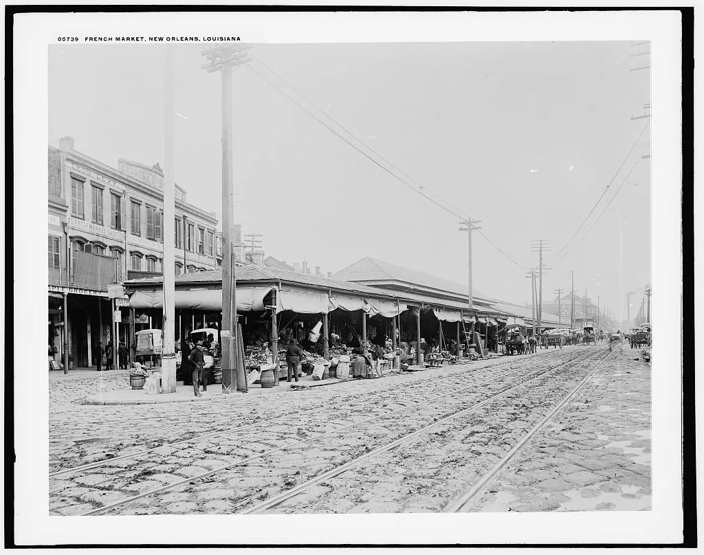 French Market — historical photo
