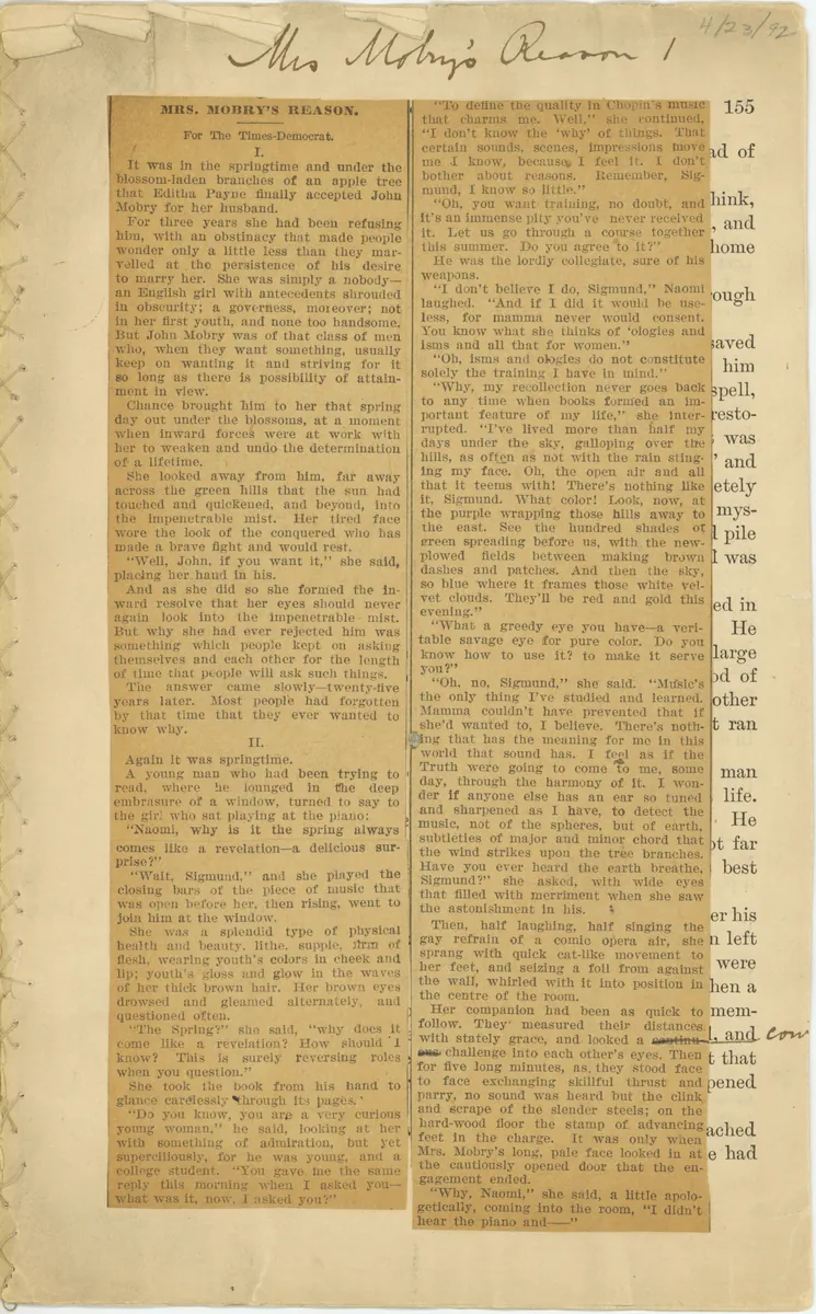 Kate Chopin's New Orleans — The Awakening on Magazine Street — historical photo