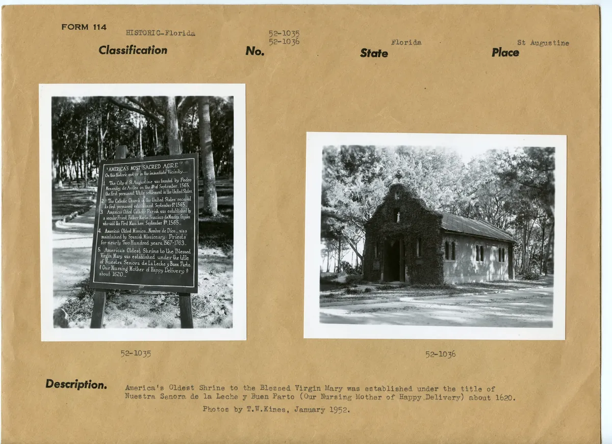 Nombre de Dios Mission and Shrine of Our Lady of La Leche (historical)