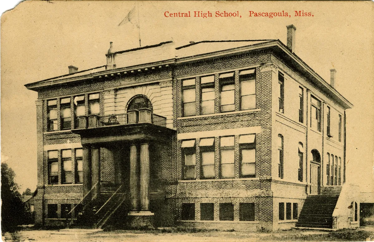 Pascagoula — Where the Ships Are Built — historical photo