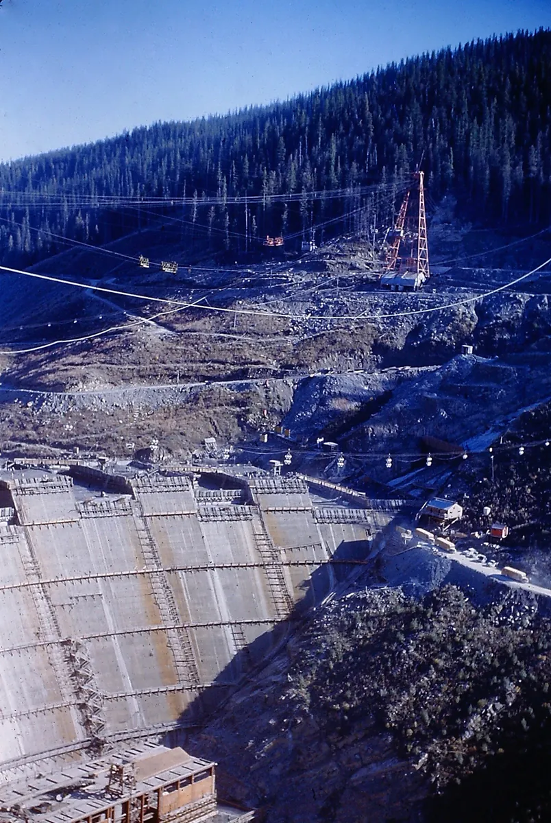 Hungry Horse Dam — historical photo