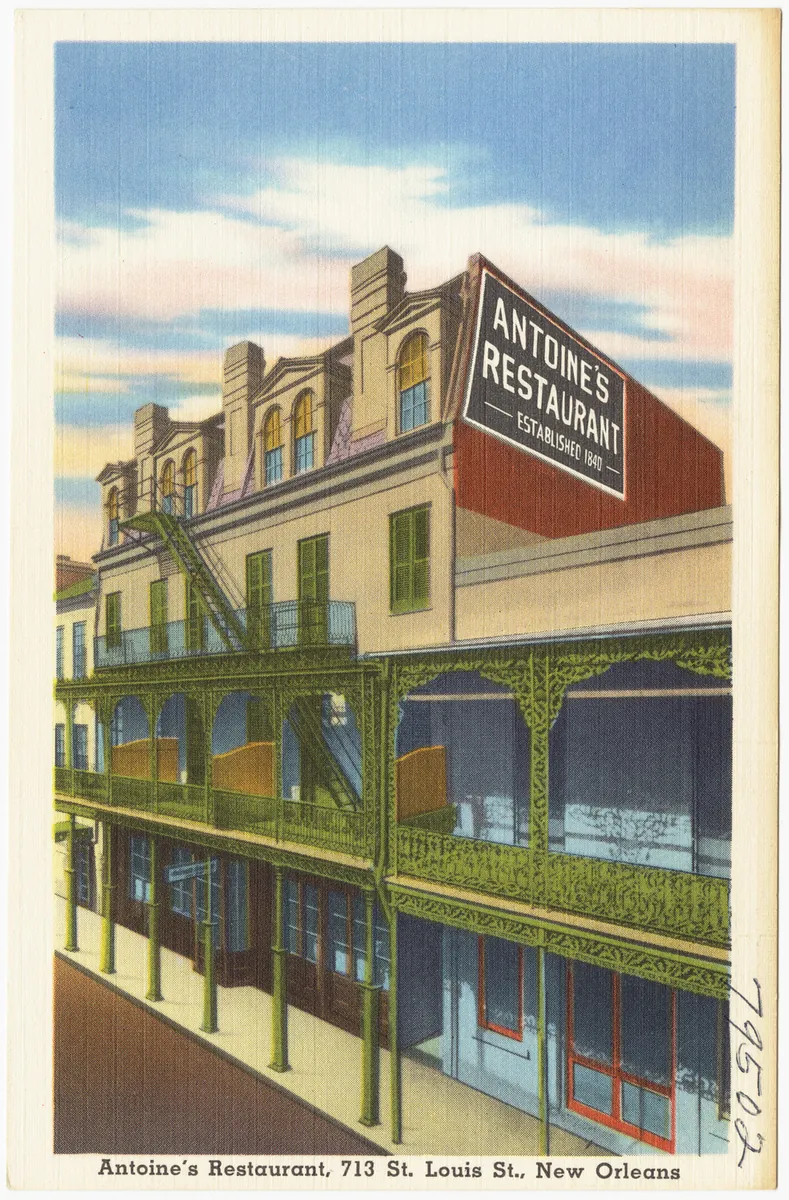Café Brûlot — Antoine's Flaming Coffee — historical photo