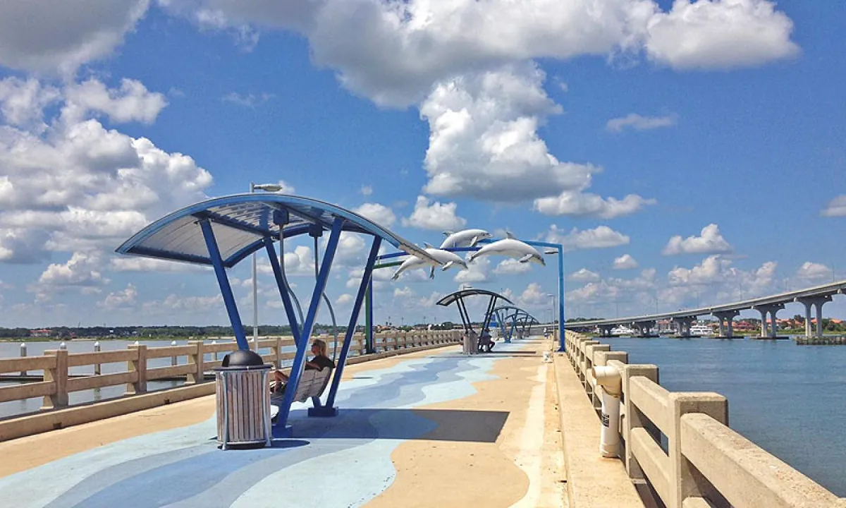 Vilano Beach (Vilano Beach Boardwalk and Fishing Pier)