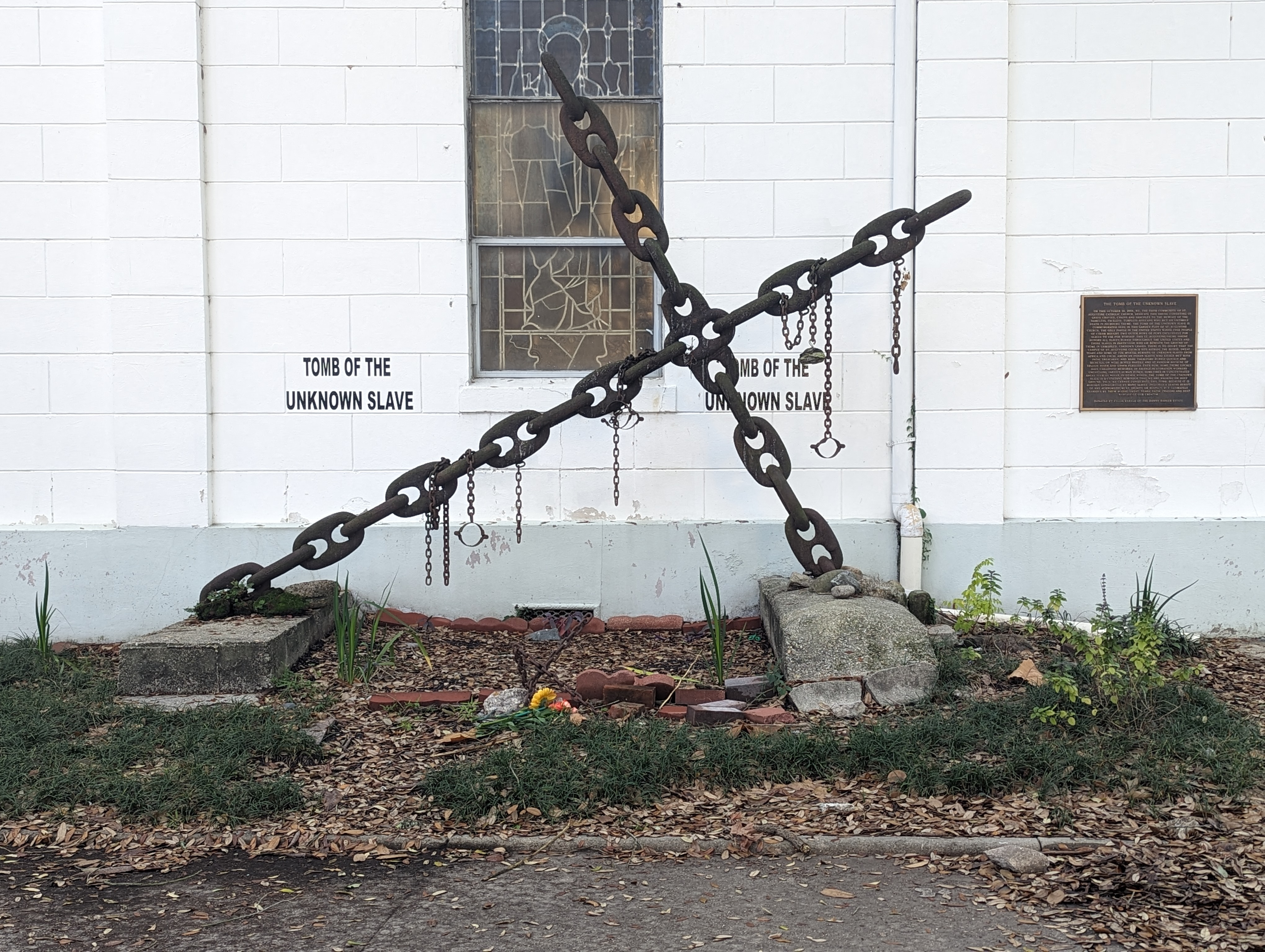 Tomb of the Unknown Slave — St. Augustine Church