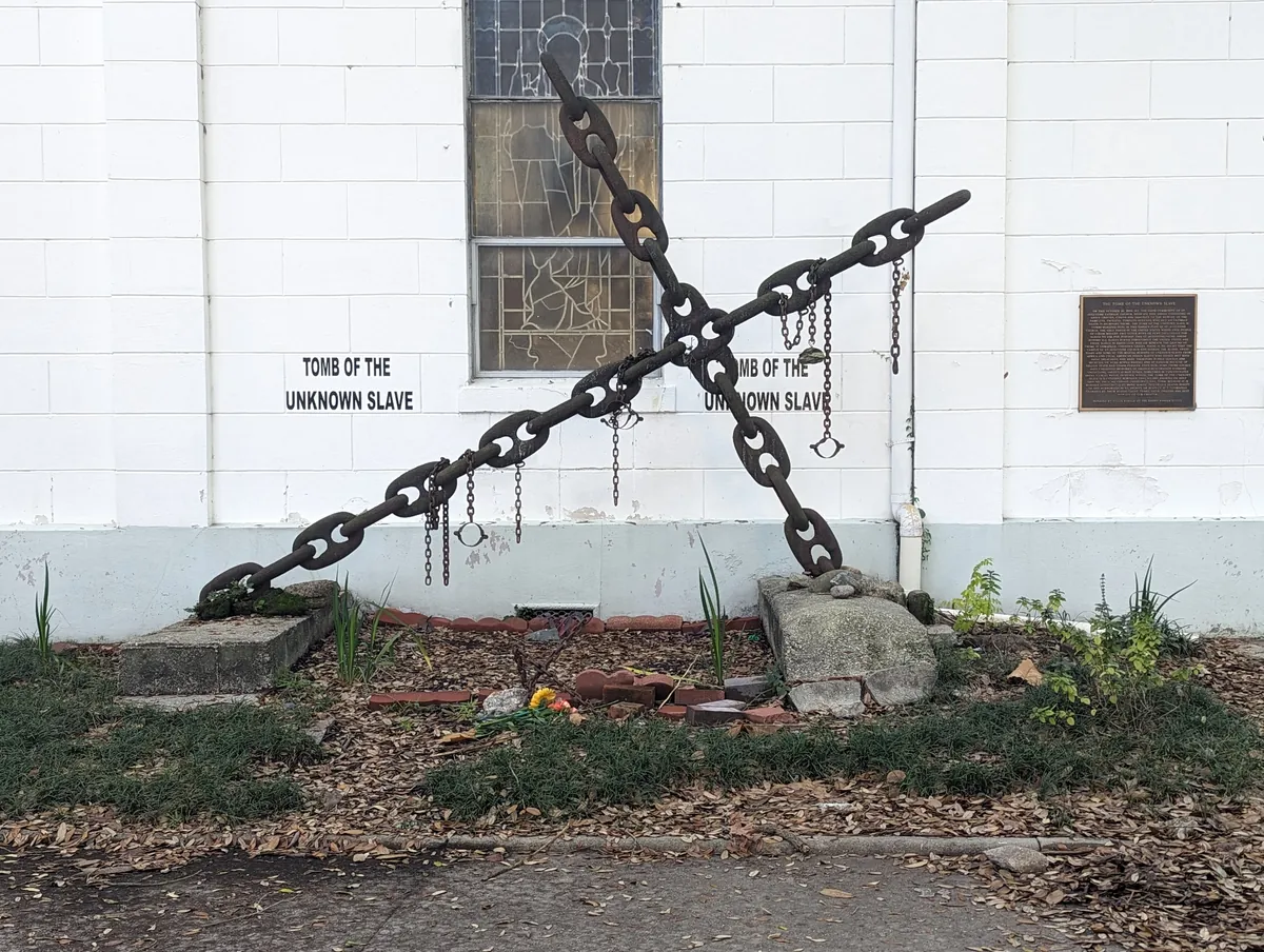 Tomb of the Unknown Slave — St. Augustine Church