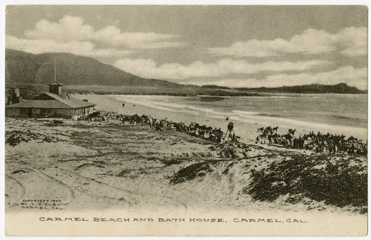 Carmel Beach — historical photo
