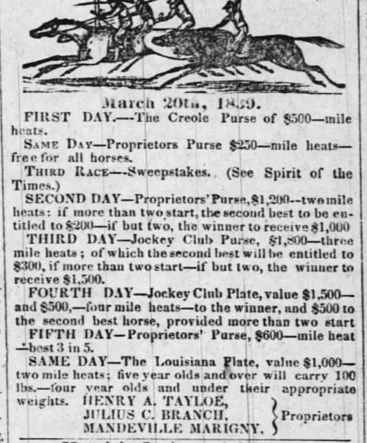 Fair Grounds Race Course — Jazz Fest Site — historical photo