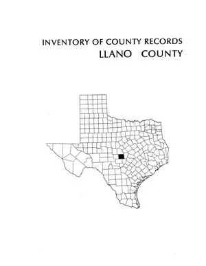 Llano County Courthouse — historical photo