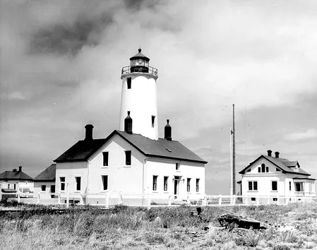 New Dungeness Lighthouse — historical photo