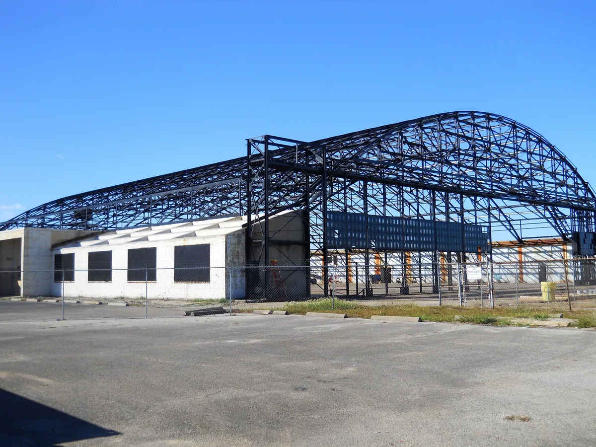 Gulfport Army Air Field Hangar — historical photo