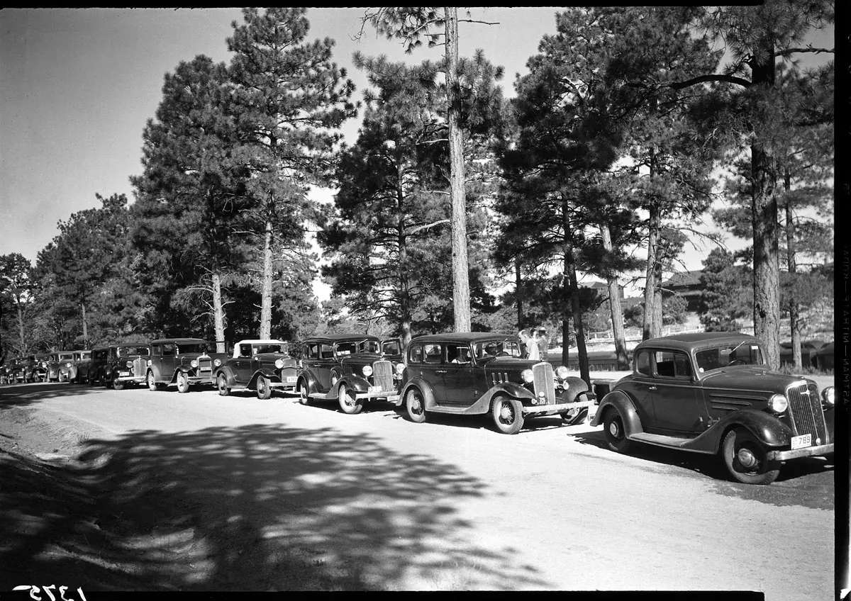 Grand Canyon South Rim — historical photo