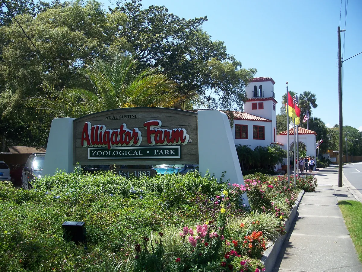 St. Augustine Alligator Farm Zoological Park — historical photo