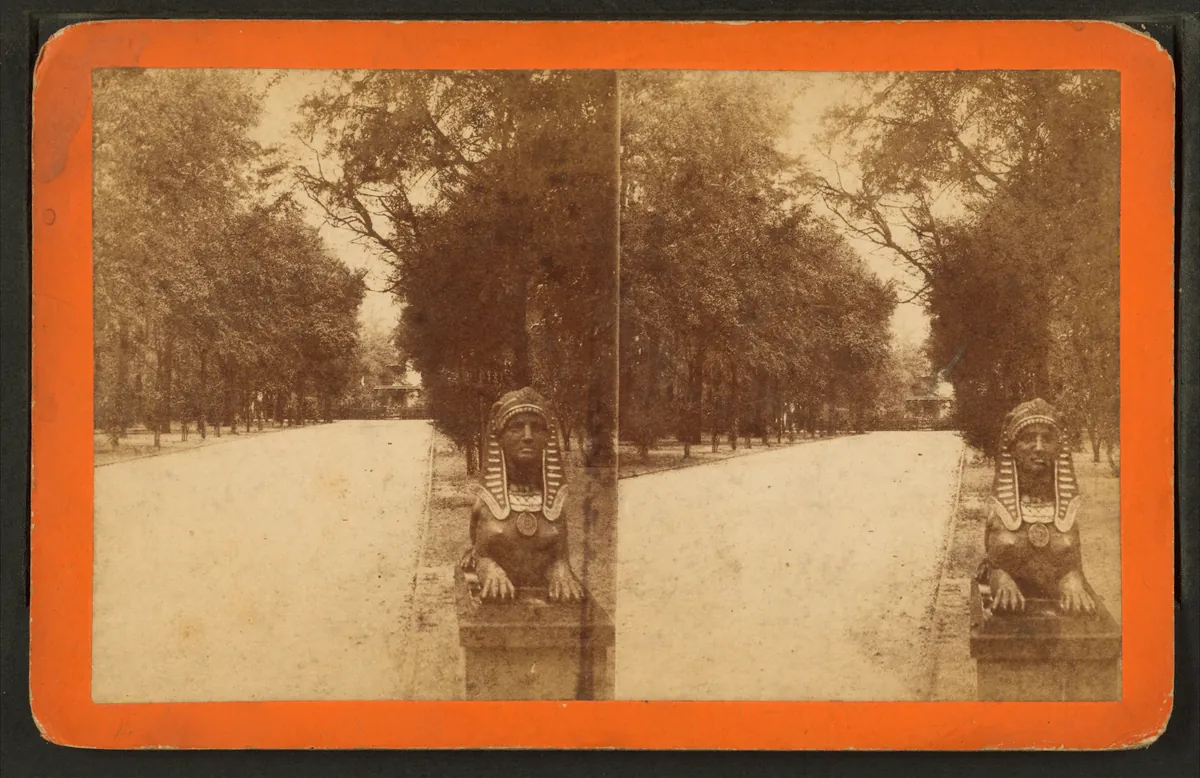 Forsyth Park and Fountain — historical photo